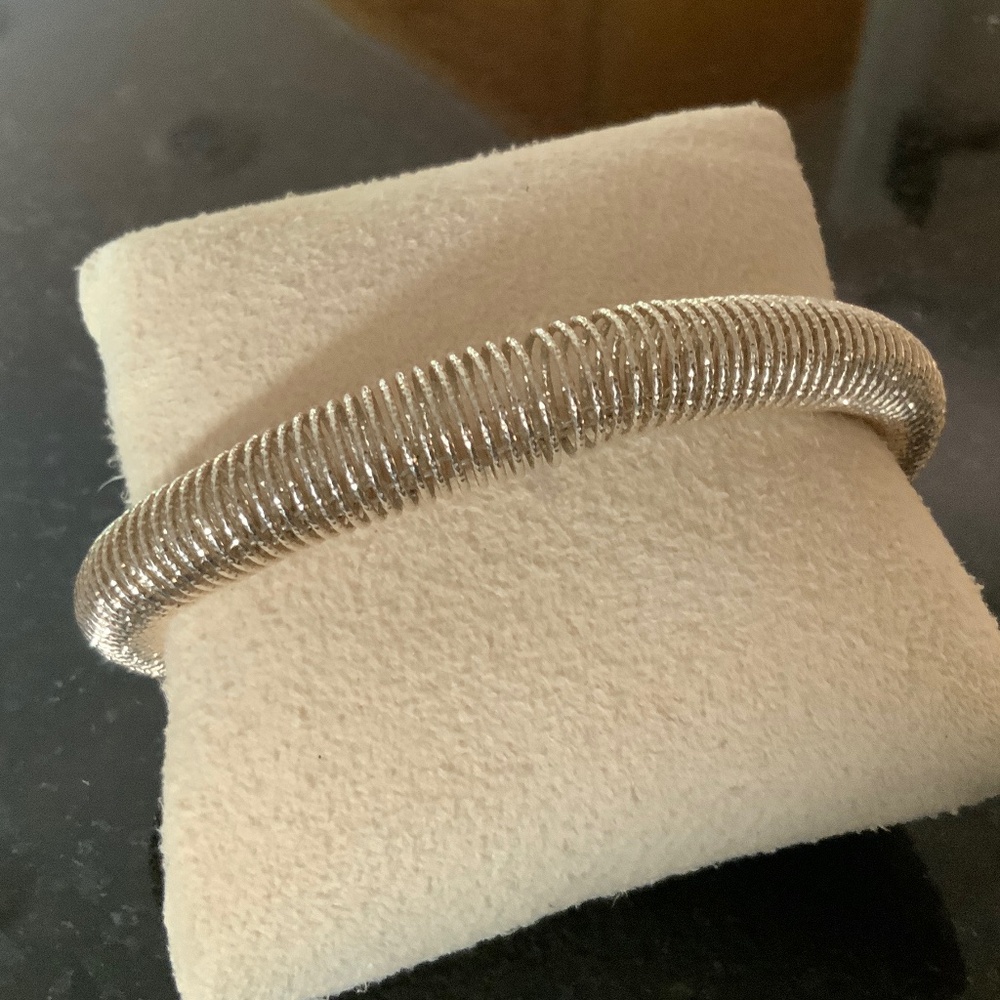 Silpada Silver Coil Wrapped Bracelet